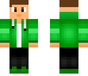 green hoodie teen