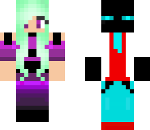 enderman infused girl