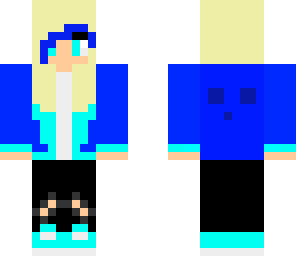 blue slime girl
