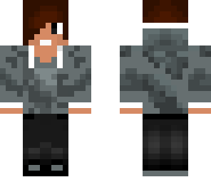grey teenager skin