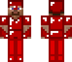 red stone armor steve