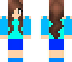 blue girl
