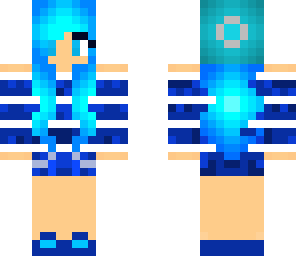 blue hair