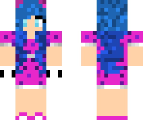 blue mouse girl