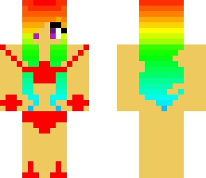 rainbow bikini