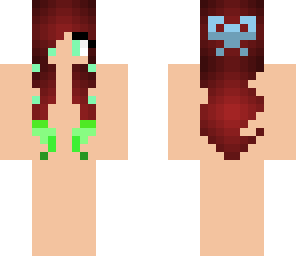 girl base with green hair