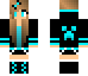there finial creeper girl for this  skin