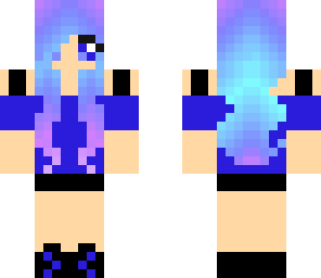 cute blue girl