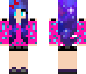 glaxy hair girl