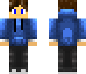 blue sweatshirt