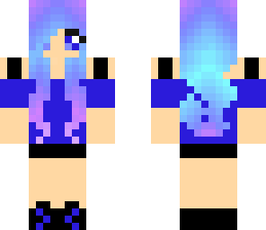 cute blue girl edited