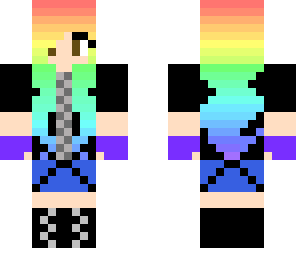 rainbow girl