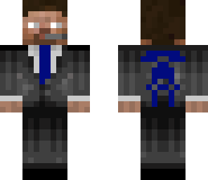 herobrine traje ojos gris