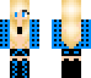 blue girl
