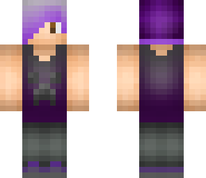 ombre purple emo guy