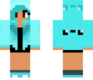 blue girl