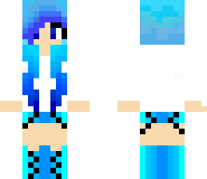blue girl