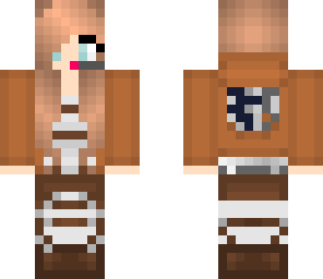ttack on titan girl with headset