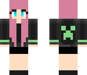 bubble gum hair creeper gurl