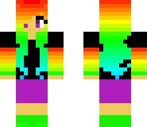 rainbow girl