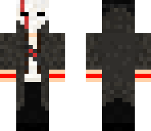 guy with a scar and a white mask