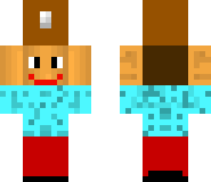 kid holding chest