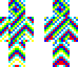 glitchy man