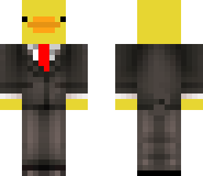 duck with out mustache and with suit