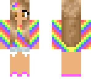 cute rainbow girl