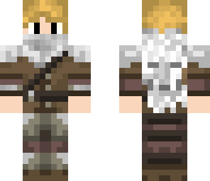 blond snow hunter
