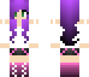purple emo girl
