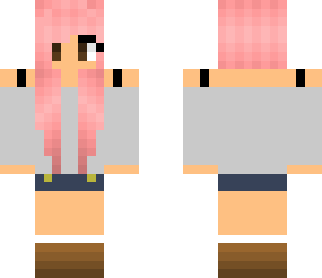girl with pink hair