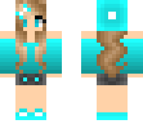 blue girl