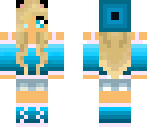 aqua cat girl