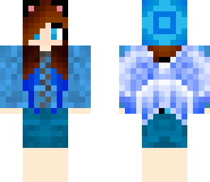 blue fantasy girl