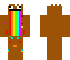 cake man barfing rainbows