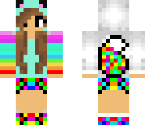 rainbow fox girl