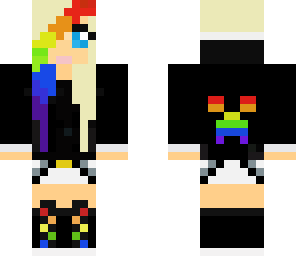 rainbow girl edit