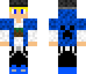 blue hoodie