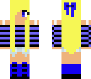 blue girl