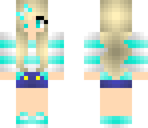 pretty blue girl