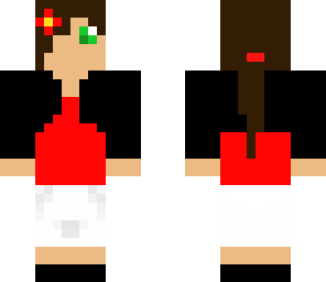 black red girl