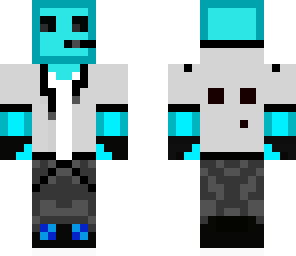 cool cyan blue slime