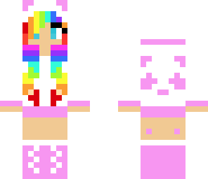 cute rainbow panda