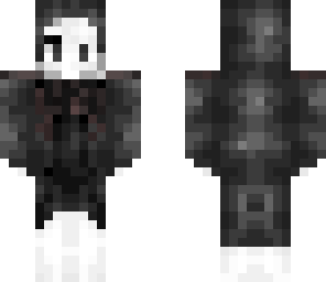 black and white person from a winter forest