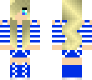 my dj hot blonde girl skin