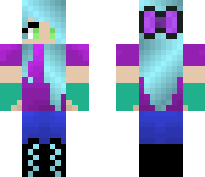 blue hair