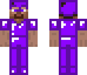 purple armor steve