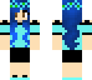 blue girl