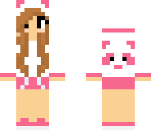 pink panda girl